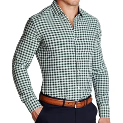 State and Liberty "The Fuller" Forest Green and Black Check| Dress Shirts