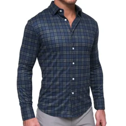 State and Liberty "The Gregory" Blue, Tan, & Teal Plaid Button Down| Casual Long Sleeves|Long Sleeve Button Downs