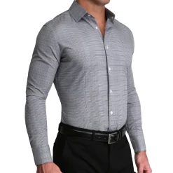State and Liberty "The Gunnar" Grey and Black Plaid| Dress Shirts
