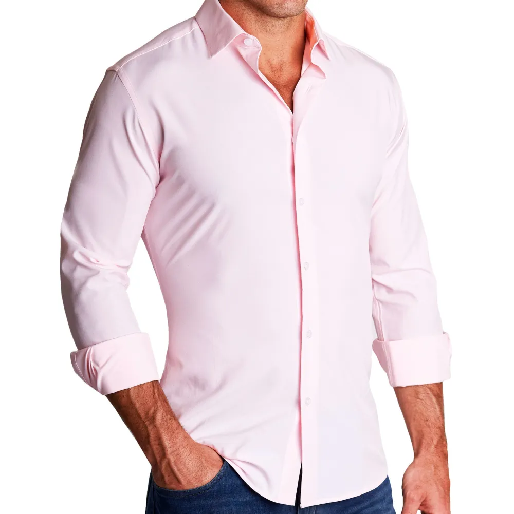 State and Liberty "The Herbert" Solid Pink| Dress Shirts