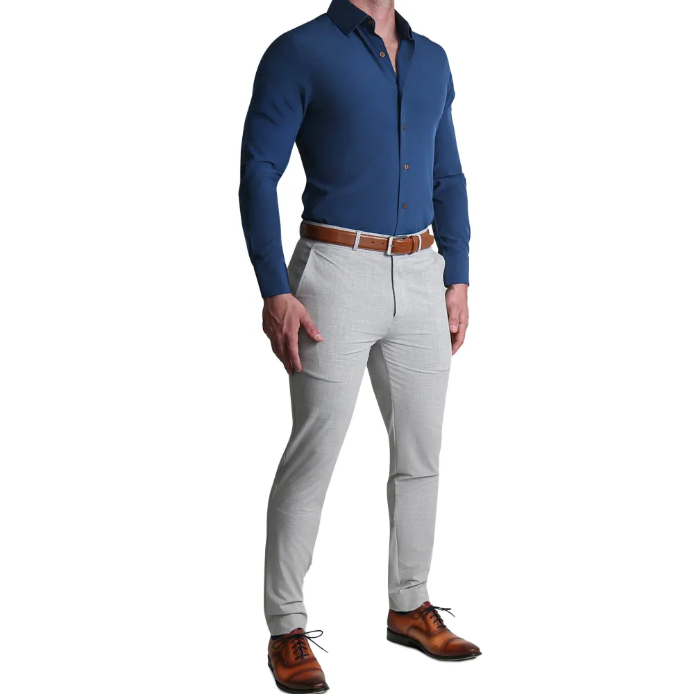 State and Liberty "The Howard" Solid Navy| Dress Shirts