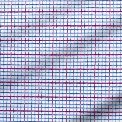 State and Liberty ''The Ivaan" Blue & Purple Double Grid| Dress Shirts