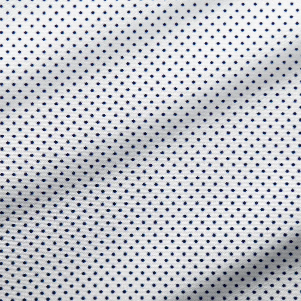 State and Liberty "The Jameson" Mini Navy Dot Print| Dress Shirts