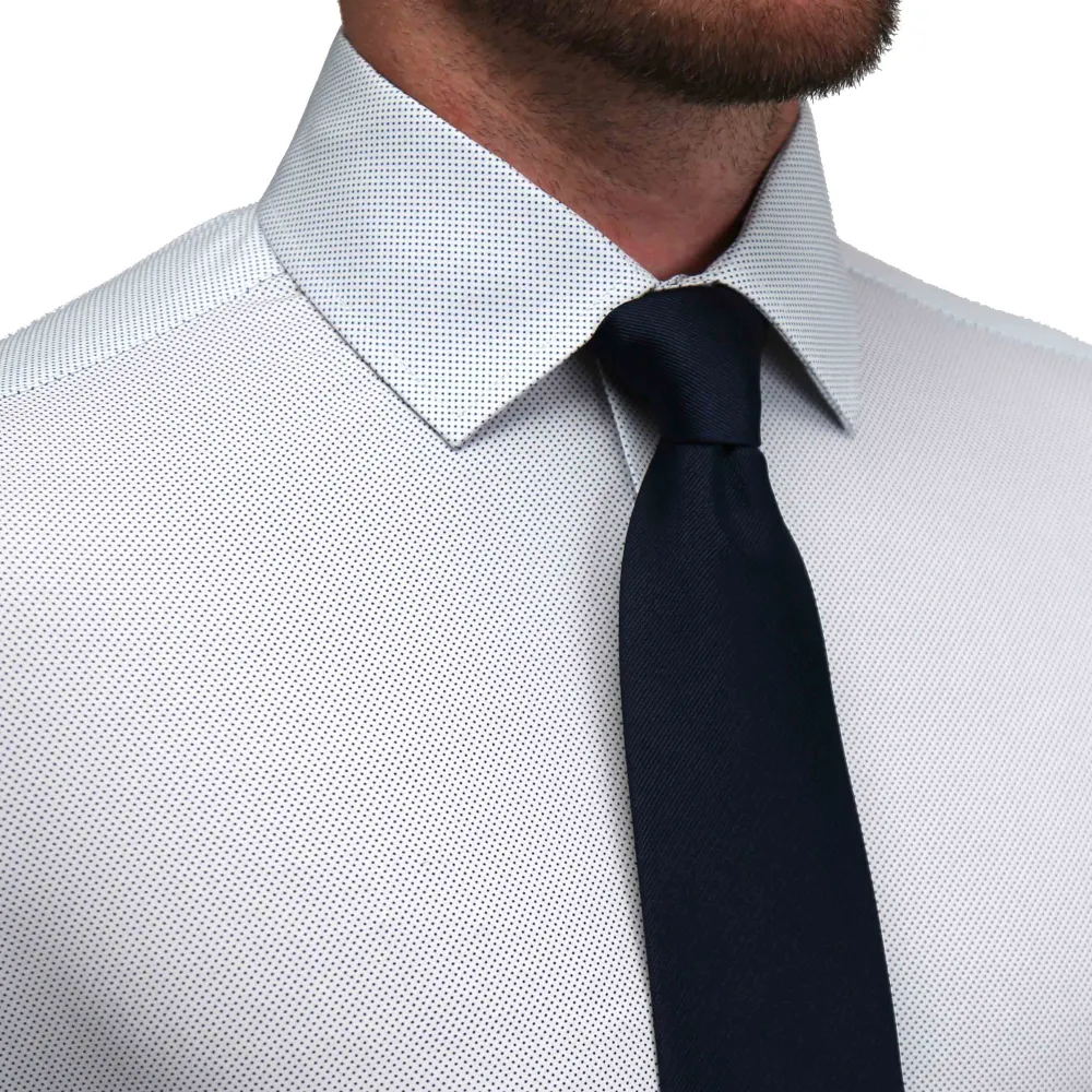 State and Liberty "The Jameson" Mini Navy Dot Print| Dress Shirts