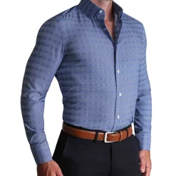 State and Liberty ''The Knox" Navy & White Plaid| Dress Shirts