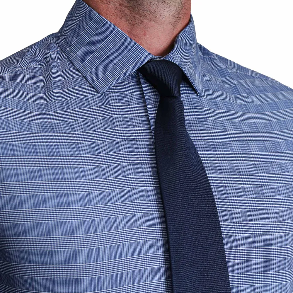 State and Liberty ''The Knox" Navy & White Plaid| Dress Shirts