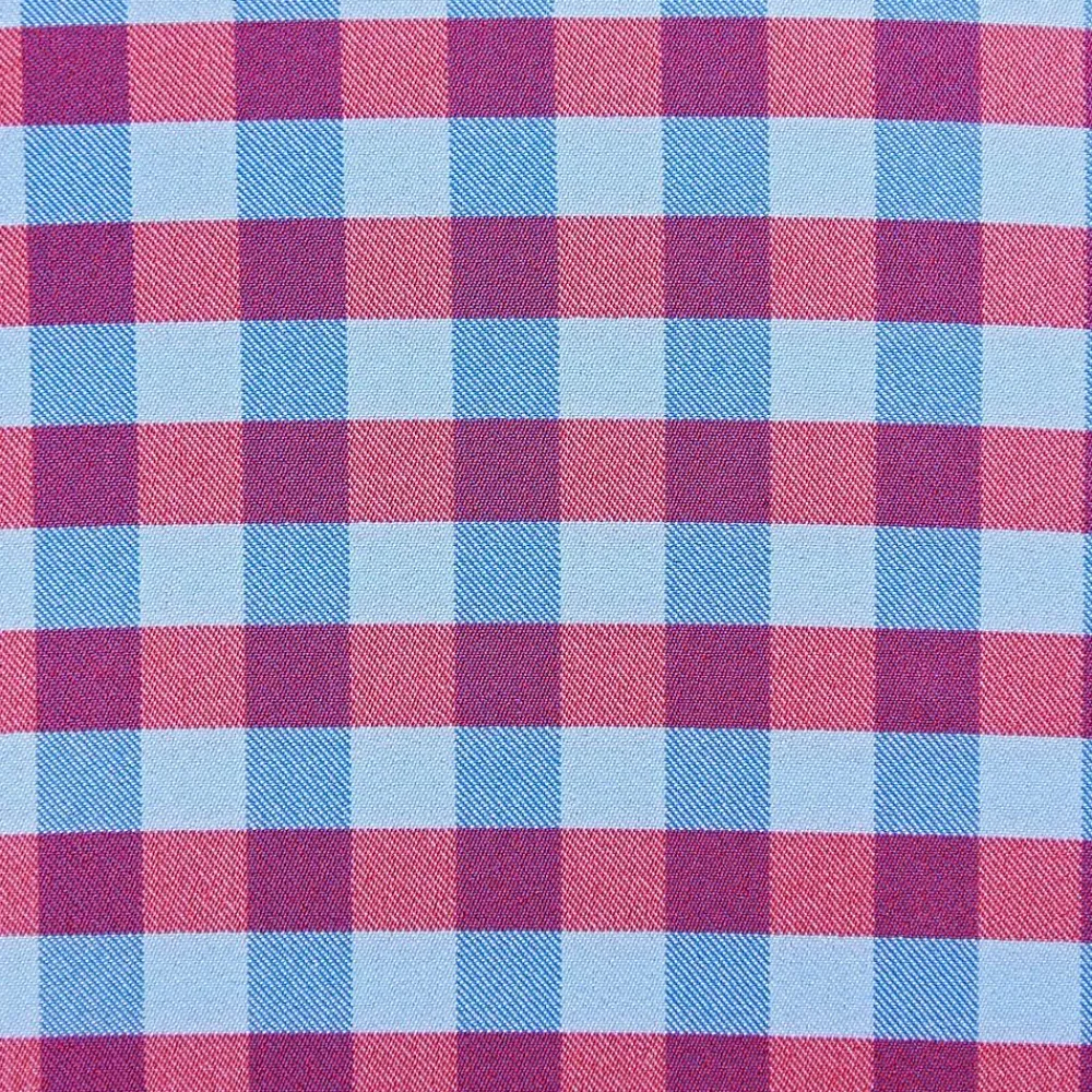 State and Liberty "The Langford" Red and Blue Big Gingham| Dress Shirts