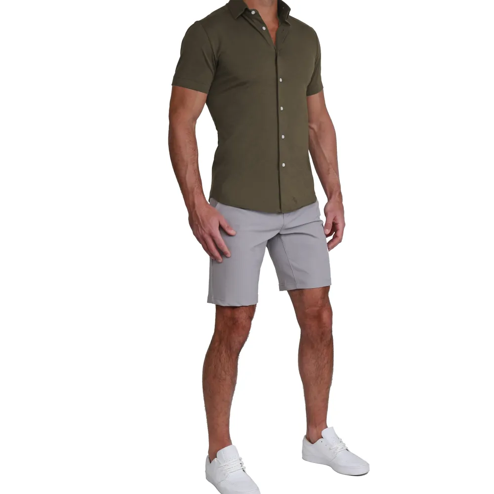 State and Liberty "The Lincoln" Short Sleeve Button Down| T-shirts|Short Sleeve Button Downs