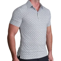 State and Liberty "The Lorenzo" Navy & White Jacquard| Short Sleeve Button Downs|Polos
