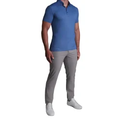 State and Liberty "The Luke" Blue Mini Crown Check| Short Sleeve Button Downs|Polos