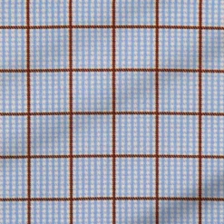 State and Liberty "The Marcus" Brown, White, & Light Blue Windowpane| Dress Shirts