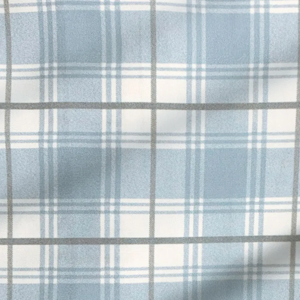 State and Liberty "The Mello" Light Blue & Grey Multi Plaid| Dress Shirts