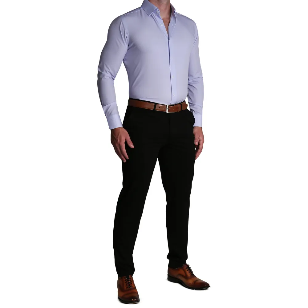 State and Liberty "The Melrose" Light Purple Weave| Dress Shirts