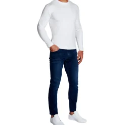 State and Liberty "The Middletown" White Long Sleeve Crewneck| Casual Long Sleeves