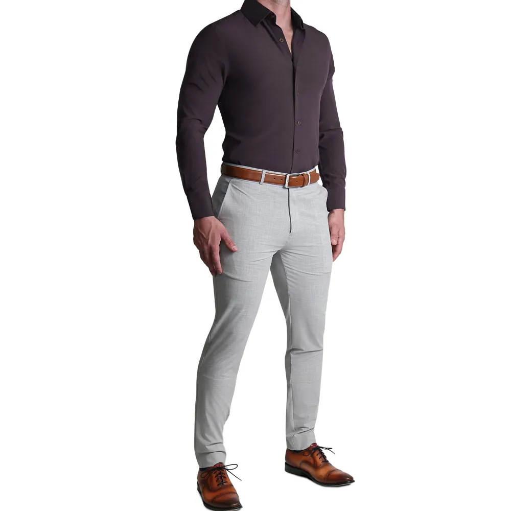 State and Liberty "The Miller" Deep Plum| Dress Shirts