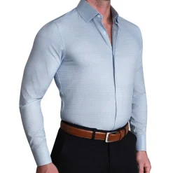 State and Liberty "The Niko" Blue Mini Lock| Dress Shirts