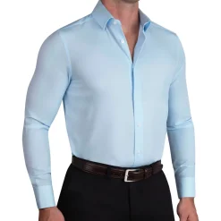 State and Liberty "The Peter" Light Blue Weave| Dress Shirts