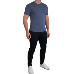 State and Liberty "The Raymond" Storm Blue Short Sleeve Crewneck| T-shirts|Polos