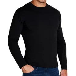 State and Liberty "The Riley" Black Long Sleeve Crewneck| Casual Long Sleeves