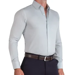 State and Liberty "The Robby" Grey & White Herringbone| Dress Shirts