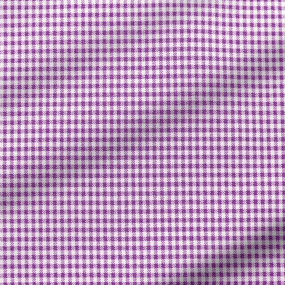 State and Liberty "The Ryan" Dark Purple Micro Check| Dress Shirts