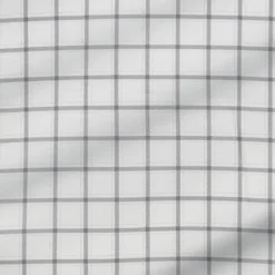 State and Liberty "The Scottie" Grey & White Windowpane| Dress Shirts