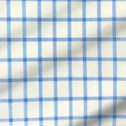 State and Liberty "The Soho" Light Blue Windowpane| Dress Shirts