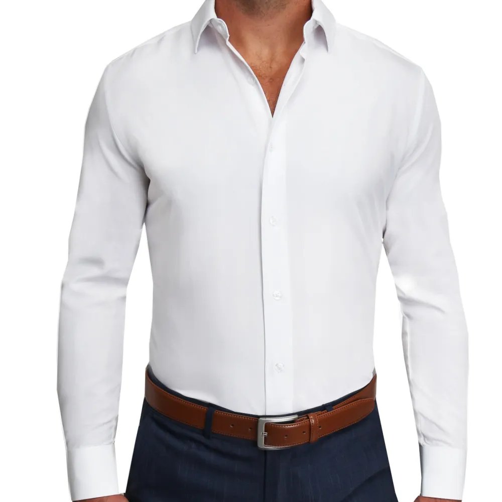 State and Liberty "The Springer" Solid White| Dress Shirts