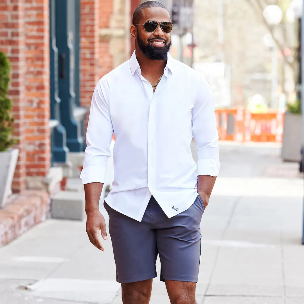 State and Liberty "The Springer" Solid White| Dress Shirts