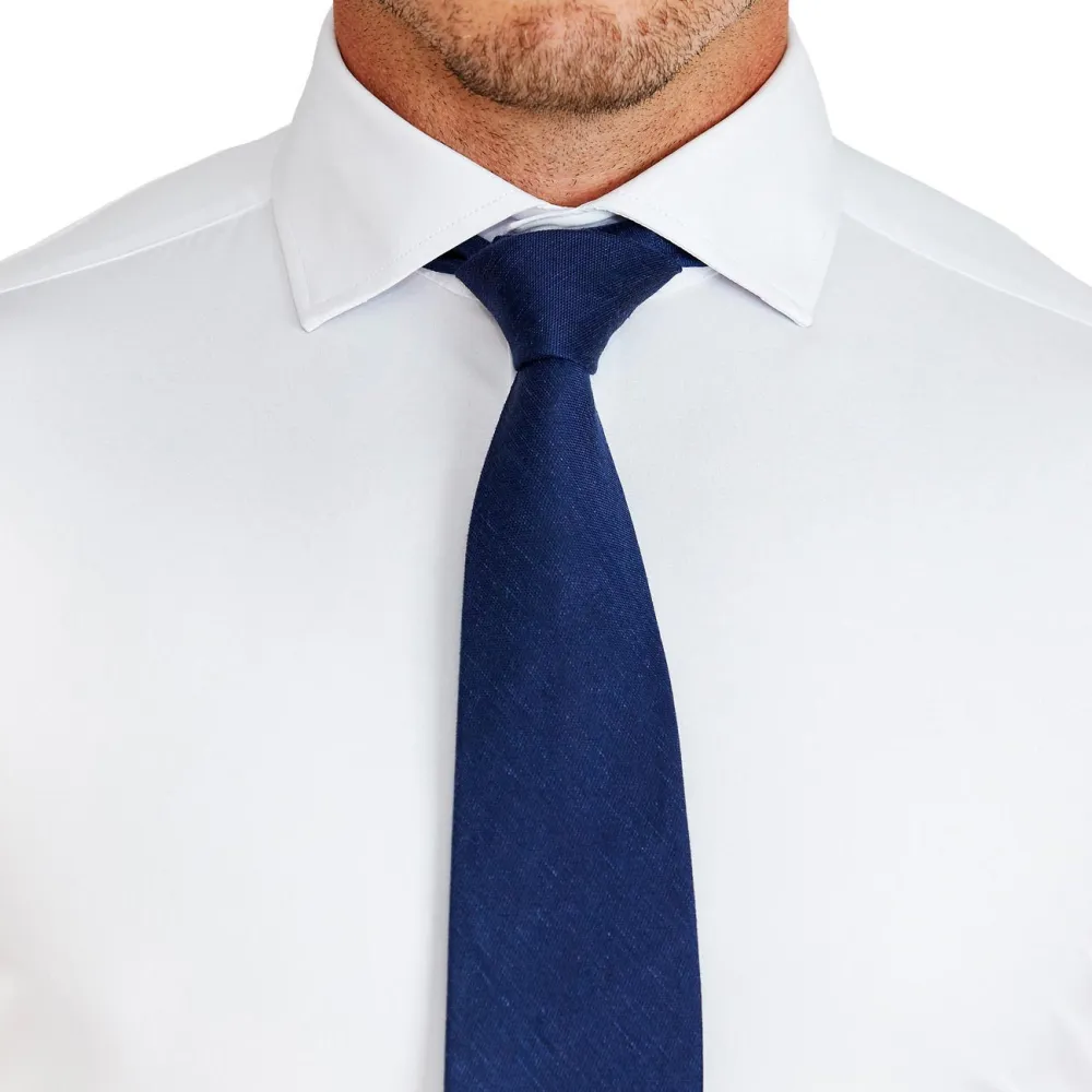 State and Liberty "The Springer" Solid White - Spread Collar| Dress Shirts