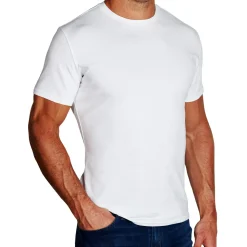 State and Liberty "The Taylor" White Short Sleeve Crewneck| T-shirts|Polos