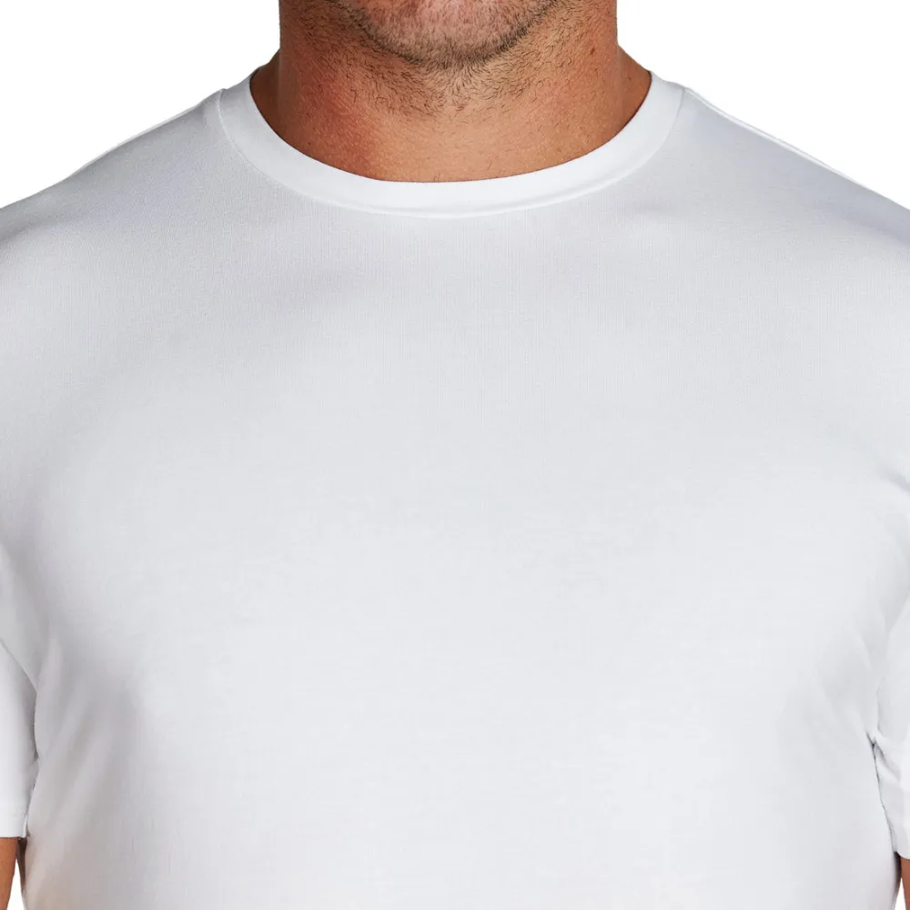 State and Liberty "The Taylor" White Short Sleeve Crewneck| T-shirts|Polos