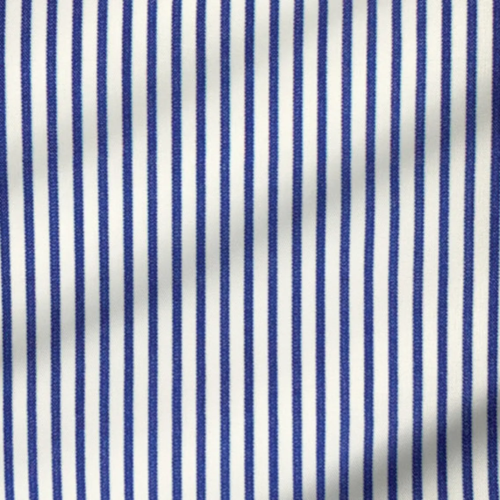 State and Liberty "The Tucker" Mid-Blue Bengal Stripe| Dress Shirts