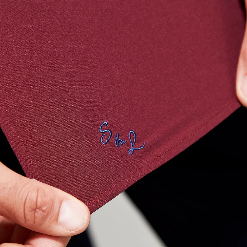 State and Liberty "The Ward" Solid Maroon| Dress Shirts