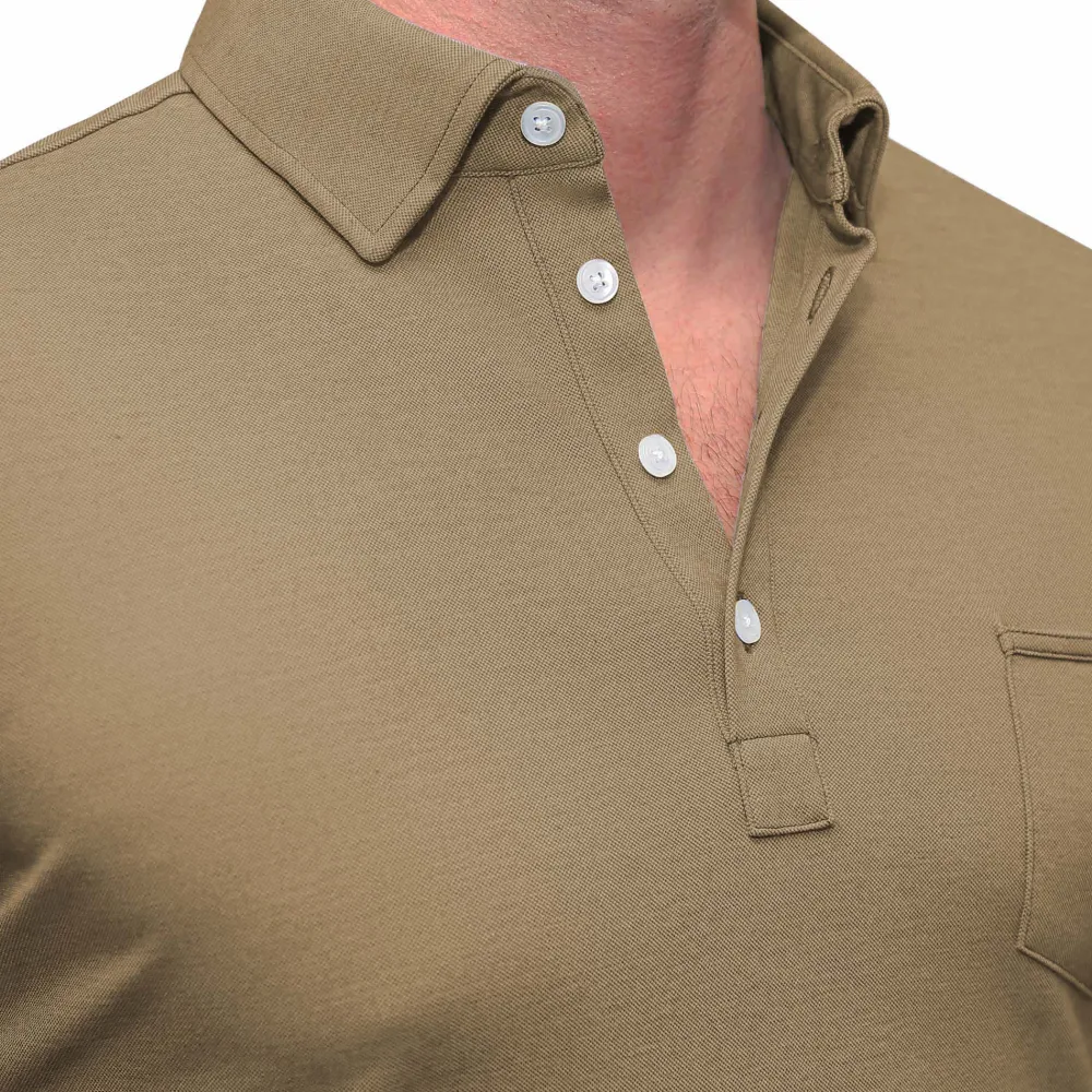 State and Liberty "The Warren" Pique Polo| Short Sleeve Button Downs|Polos