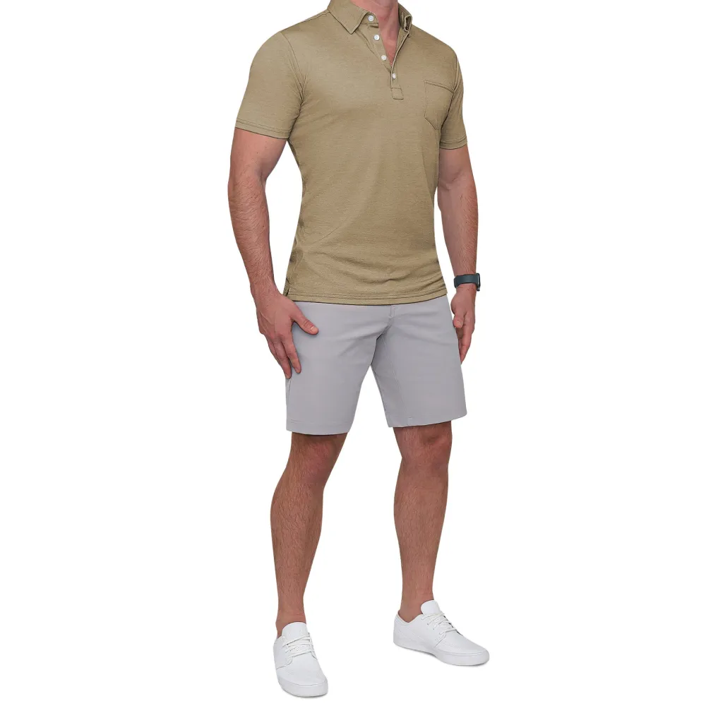 State and Liberty "The Warren" Pique Polo| Short Sleeve Button Downs|Polos