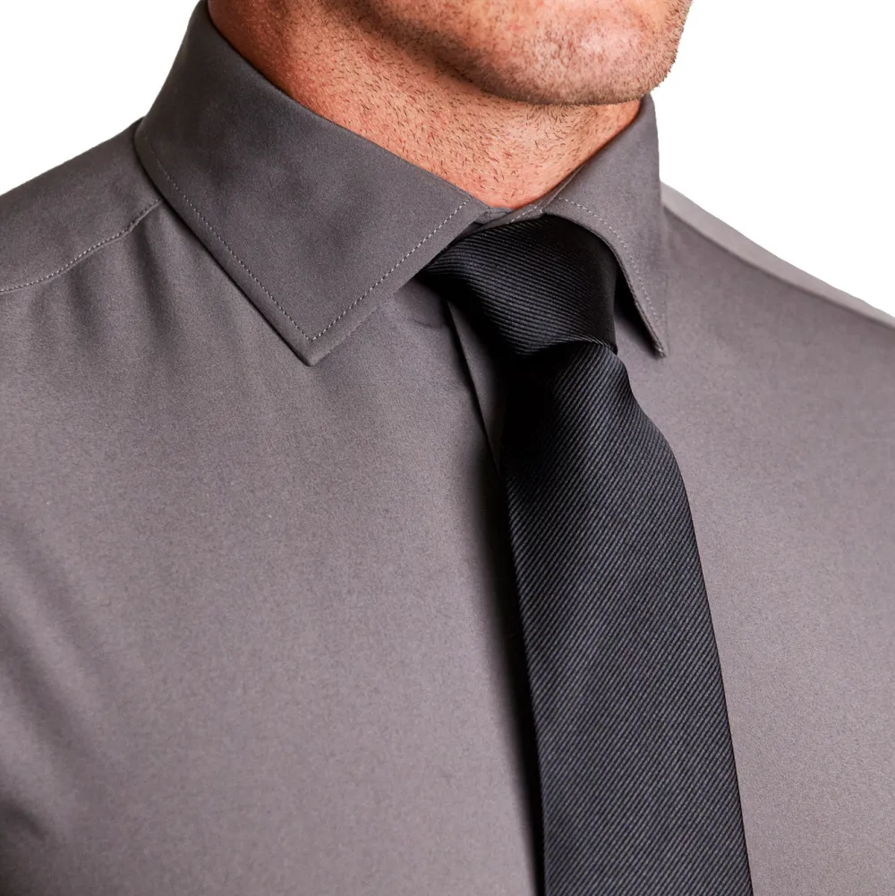 State and Liberty "The Wayne" Solid Grey| Dress Shirts