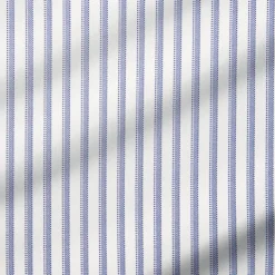 State and Liberty "The Wilfred" Sport Shirt - Blue & White Striped| Casual Long Sleeves|Long Sleeve Button Downs