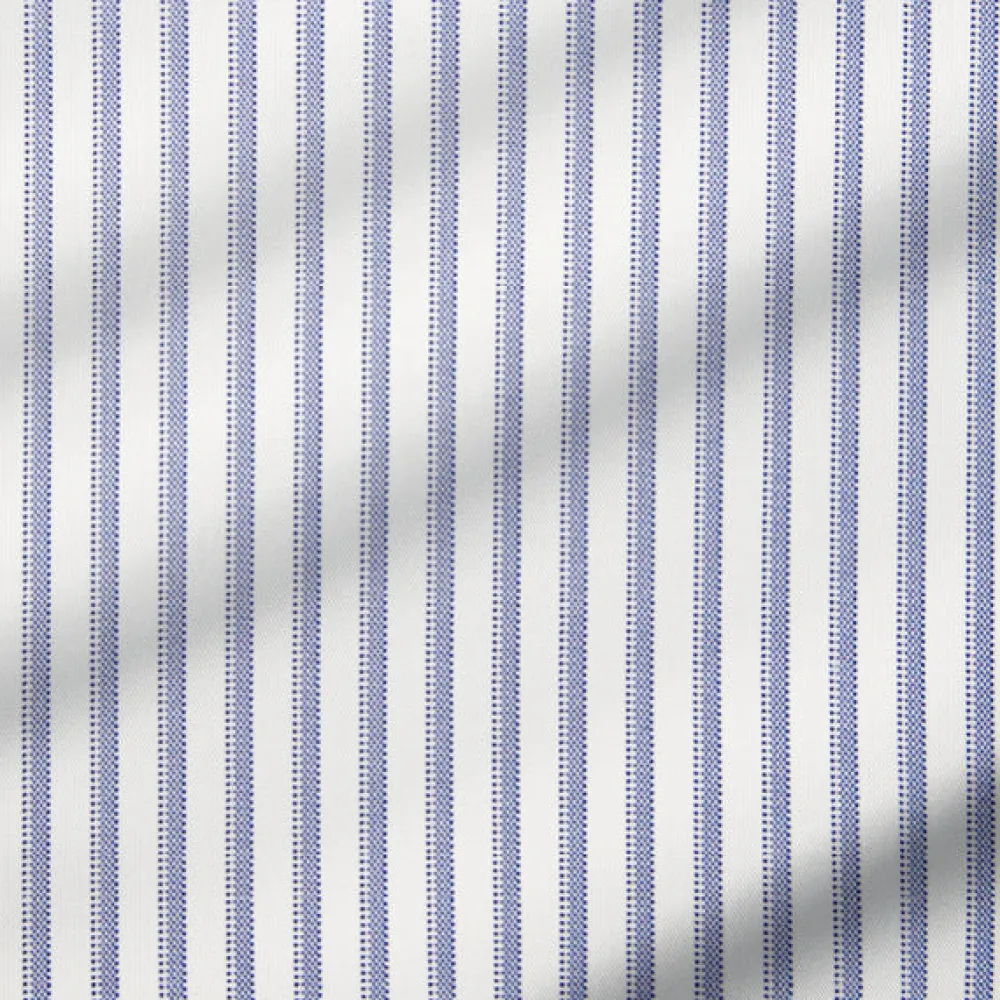 State and Liberty "The Wilfred" Sport Shirt - Blue & White Striped| Casual Long Sleeves|Long Sleeve Button Downs