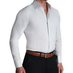 State and Liberty "The Wylder" Charcoal Chalked Pinstripe| Dress Shirts