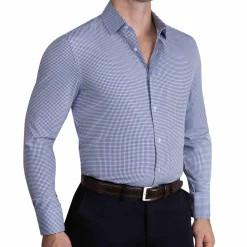 State and Liberty "The Wyndham" Royal Blue & White Square| Dress Shirts