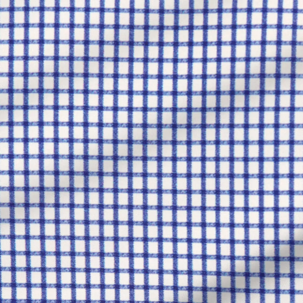 State and Liberty "The Wyndham" Royal Blue & White Square| Dress Shirts
