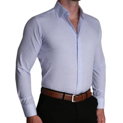 State and Liberty "The Xavier" Lavender with White Windowpane| Dress Shirts