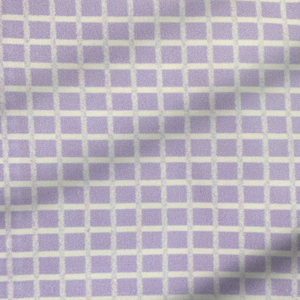 State and Liberty "The Xavier" Lavender with White Windowpane| Dress Shirts