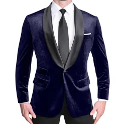 State and Liberty Tuxedo Jacket - Navy Velvet| Tuxedos|Blazers