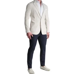 State and Liberty Unstructured Linen Blazer - Cream| Casual Blazers|Blazers