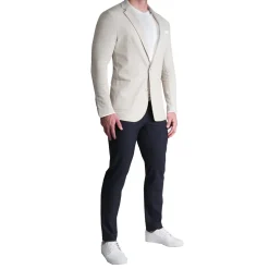 State and Liberty Unstructured Linen Blazer - Cream| Casual Blazers|Blazers