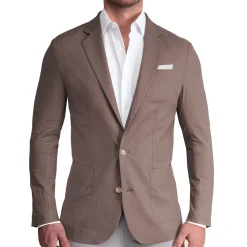State and Liberty Unstructured Linen Blazer - Taupe| Casual Blazers|Blazers