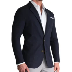 State and Liberty Unstructured Linen Blazer - Navy| Casual Blazers|Blazers