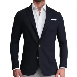 State and Liberty Unstructured Linen Blazer - Navy| Casual Blazers|Blazers